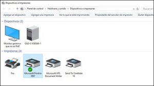 Problemas con impresoras en W10