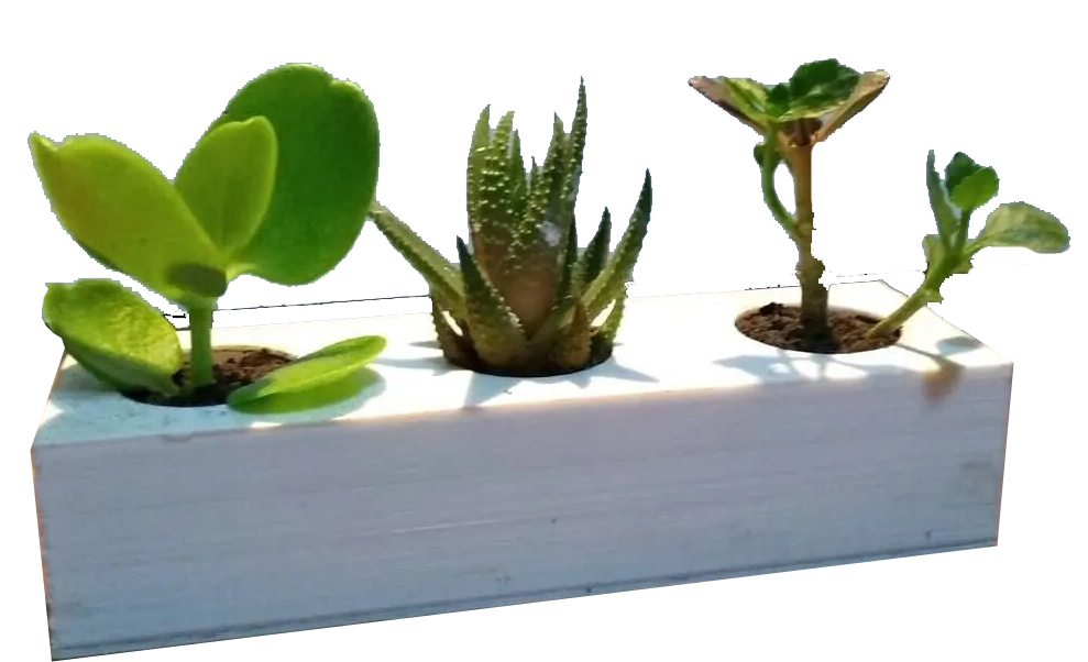 MACETA BASE TRIPLE CORTADA