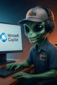 Jadmo con headset, s