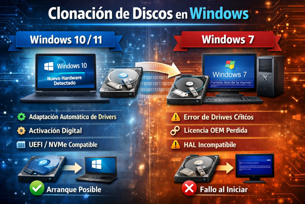Clonación de discos: cómo replicar instalaciones idénticas en múltiples equipos