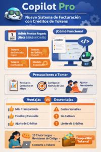 GitHub Copilot Pro cambia su facturación: adiós a los premium requests, hola a los créditos de tokens