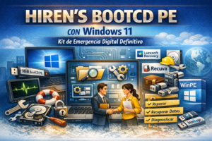 Hiren’s BootCD PE con Windows 11: el kit de emergencia digital definitivo