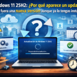 Windows 11 25H2: ¿Por qué aparece un update como si fuera una nueva versión aunque ya lo tengas instalado?