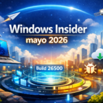 Windows Insider mayo 2026: novedades, builds y acumulativas