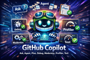 GitHub Copilot: diferencias entre Agente, Ask, Plan, Depurador, Modernize, Profiler y Test