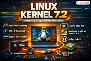 Linux Kernel 7.2 listo para llevar