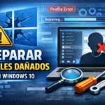 Cómo reparar perfiles de usuario dañados en Windows 10 (cuando el menú de inicio se toma vacaciones… incluso en cuentas de dominio)