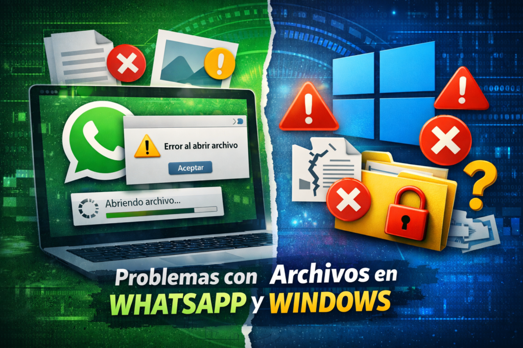 Problemas al abrir archivos en WhatsApp