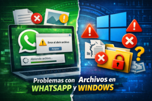 Problemas al abrir archivos en WhatsApp