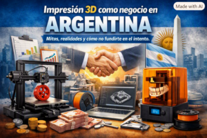 Impresión 3D como negocio: mitos, realidades y cómo no fundirte en el intento