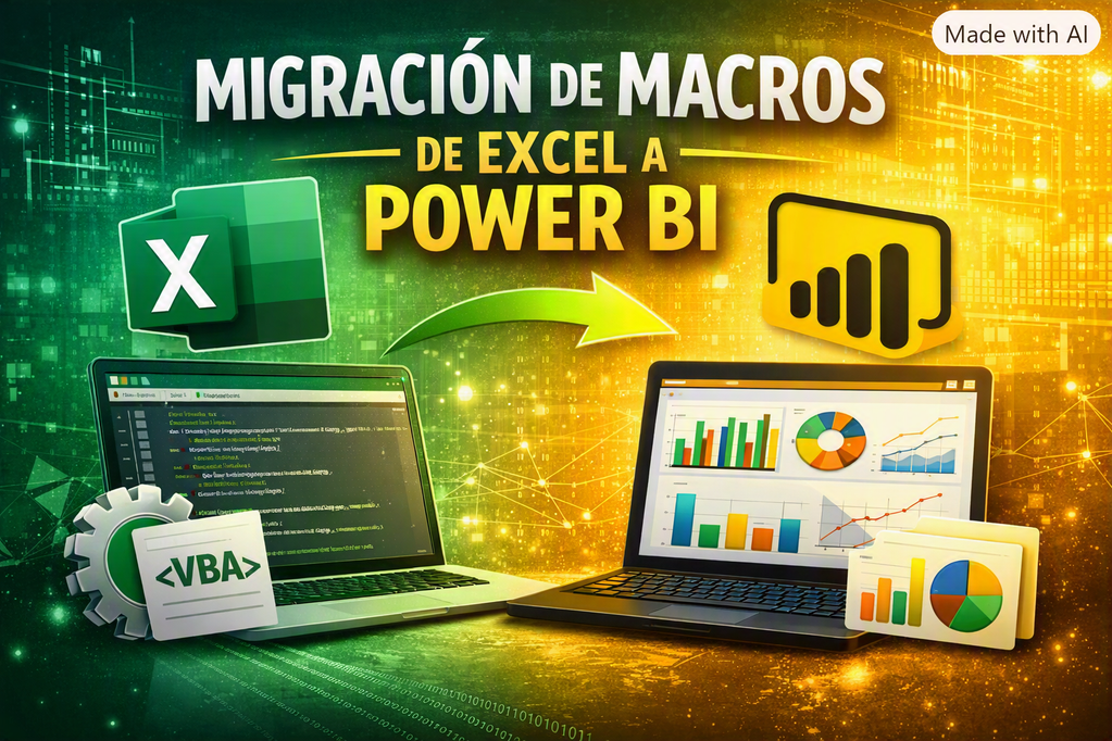 Migrar macros de Excel a Power BI: ejemplos prácticos y paso a paso