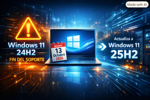 Fin del soporte de Windows 11 24H2: calendario, riesgos y cómo actualizar a 25H2