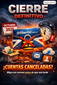 Cierre definitivo de cuentas de correo fibertel: cómo migrar sin perder nada