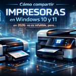 Cómo compartir impresoras USB en Windows 10 y 11 en 2026: no es infalible, pero…