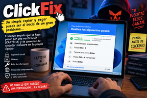 ClickFix: el falso CAPTCHA que te convence de infectar tu propio equipo