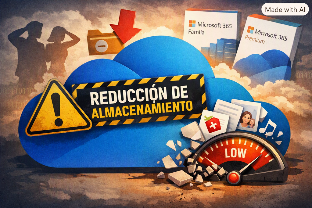 Microsoft 365: se reduce el espacio de almacenamiento